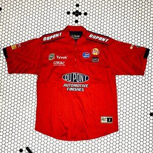 Chase Authentics Drivers Line #24 JEFF GORDON Dupont NASCAR Pit Crew Shirt L